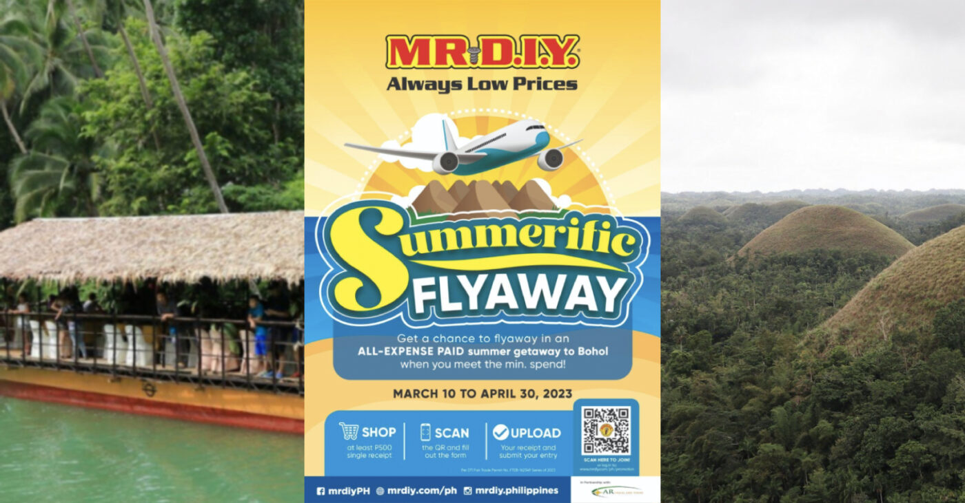 Join MR.DIY’s Summerific Fly Away Promo and win an allexpense paid