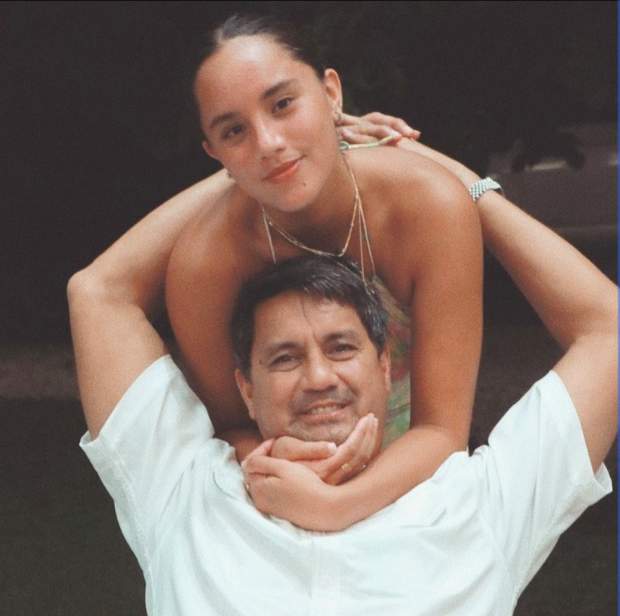 Richard Gomez and daughter Juliana. Image from Instagram