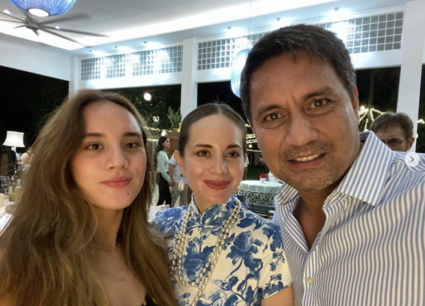 Richard Gomez and Lucy Torees-Gomez with their daughter Juliana. Image from Instagram