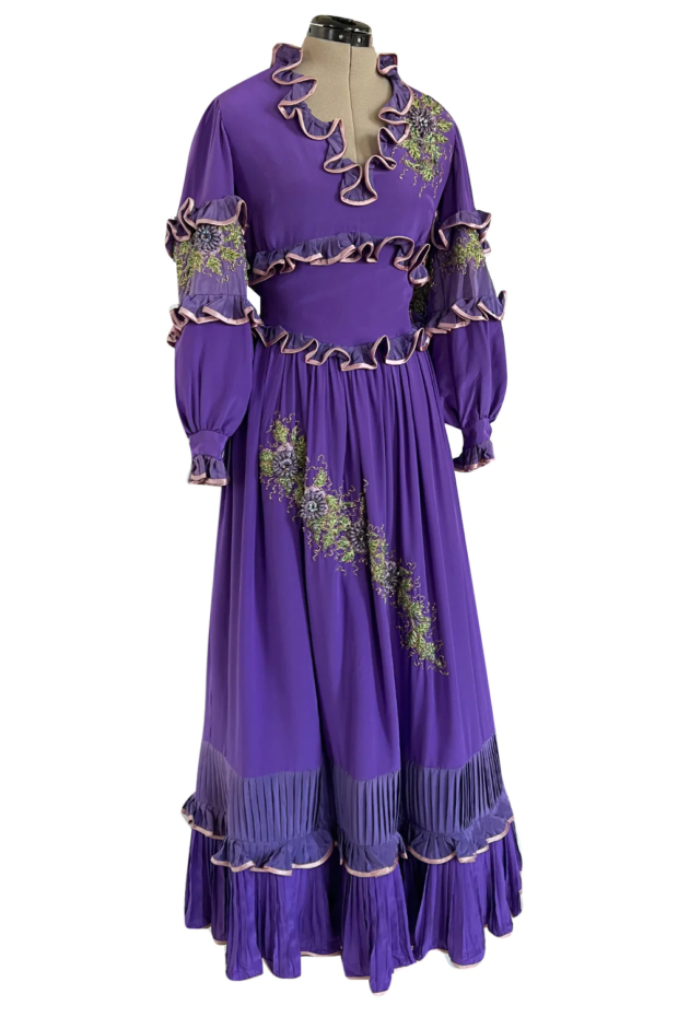 Purple dress by Karl Lagerfield