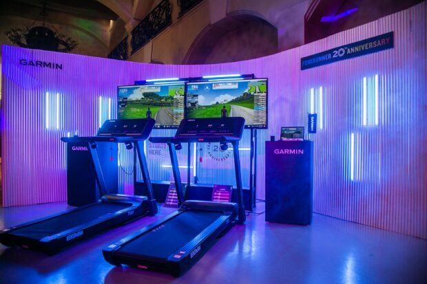 A treadmill to showcase the Forerunner