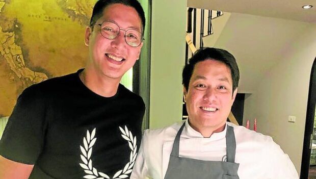 The author with chef Ice Supaksorn
