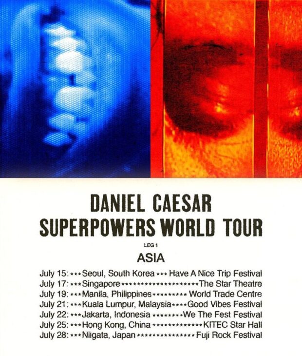 Daniel Caesar To Visit Manila for the Asia Leg of the ‘Superpowers