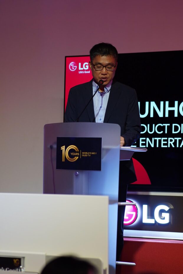 Mr. Sunho Choi, LGEPH Product Director for Home Entertainment