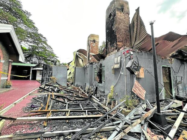 The gutted structure —DIOCESE OF ROMBLON