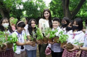 Miss Earth PH 2023 joins Manila Water’s Arbor Day bootcamp