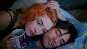 Kate Winslet and Jim Carrey as Clementine and Joel in Eternal Sunshine of a Spotless Mind | Focus Pictures