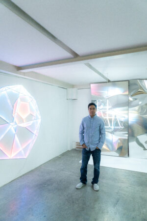 James Clar at his Manila studio in the Silverlens Complex. Photo by JT Fernandez.