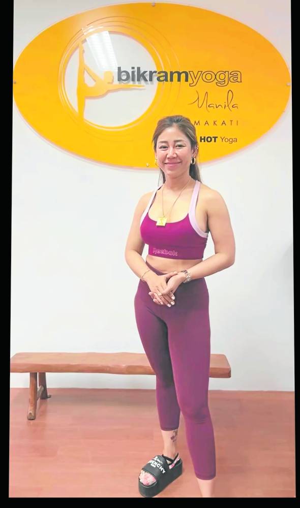 Bikram Yoga Makati owner Olay Aninion