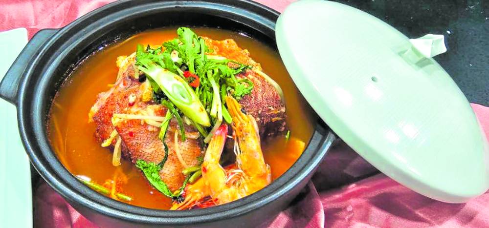 "Maewuntang" or Spicy Lapulapu Stew