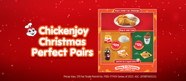 Make it Christmas with Chickenjoy Christmas Perfect Pairs