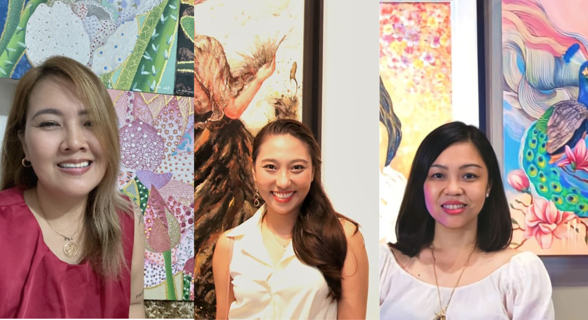Three Filipina Artist conquer the Asean Art Scene in “Infinite Horizons”