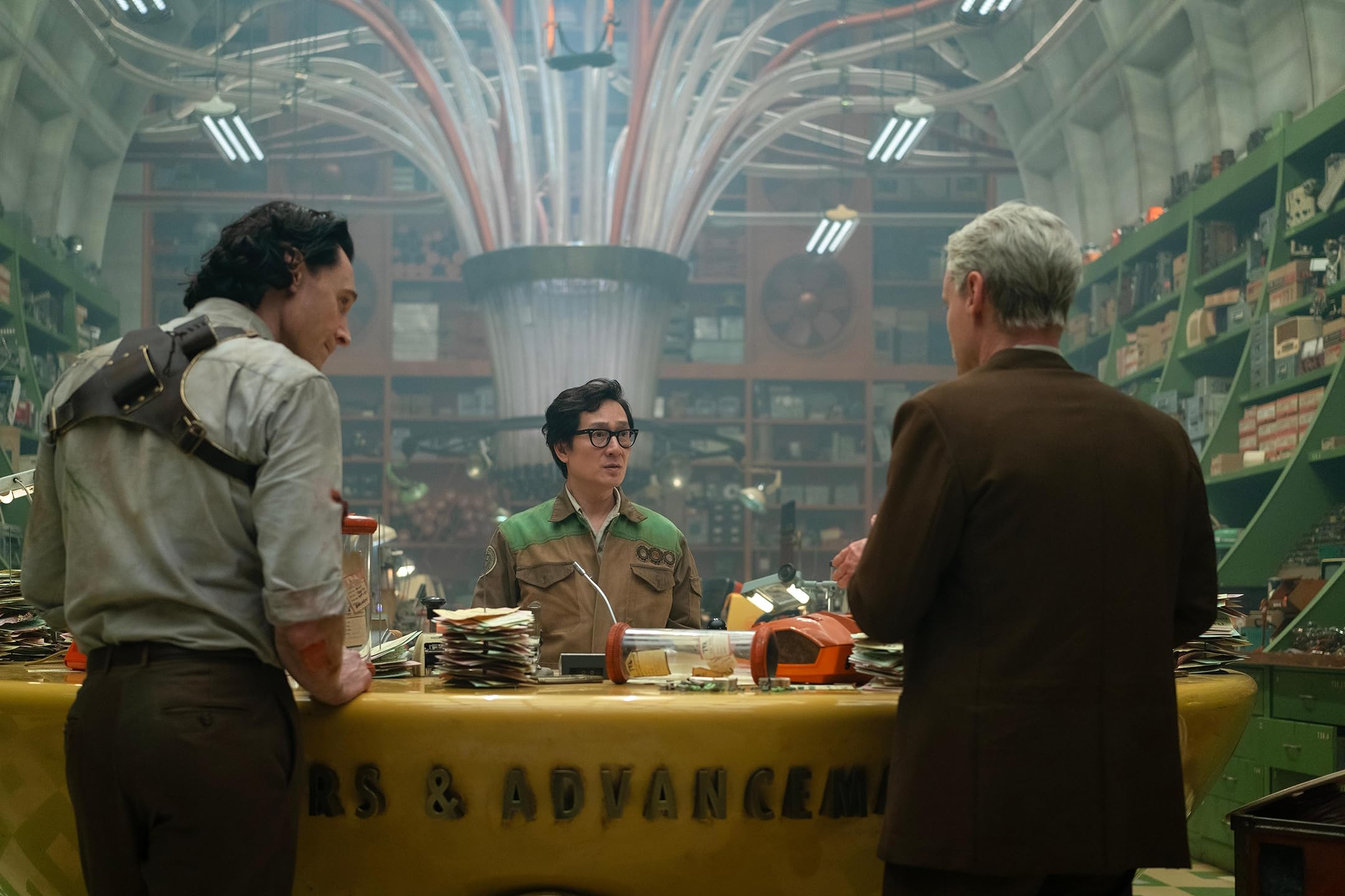 Owen Wilson, Ke Huy Quan, and Tom Hiddleston in “Loki” Season 2 | Marvel Studios