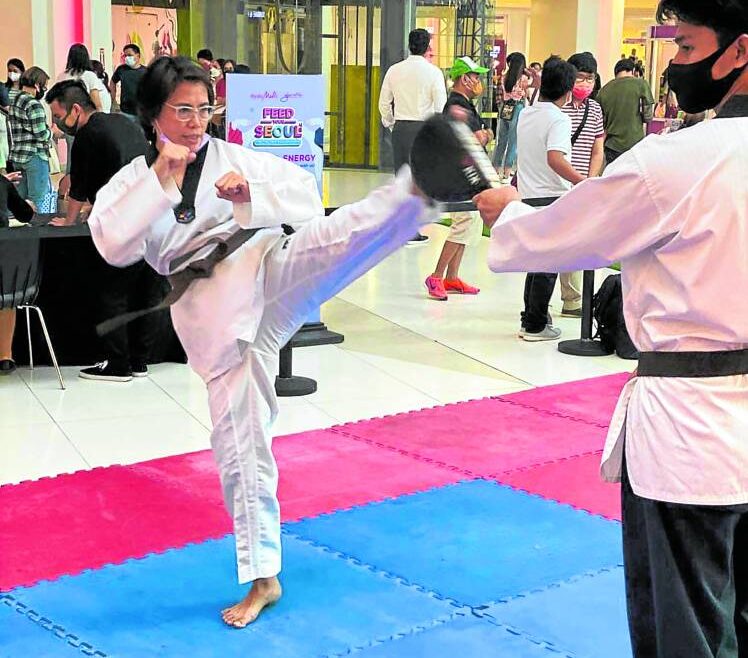 High brown belt training at Glorietta, Makati, 2021