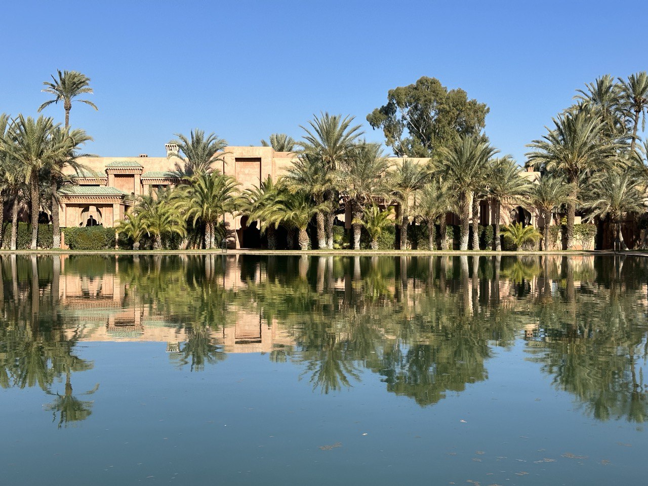 Surrounded by lush greenery and refreshing pools, Amanjena stands as the very embodiment of a desert oasis