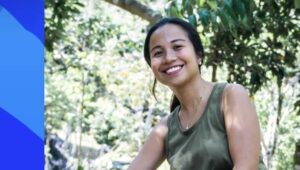 Filipino conservationist and Masungi Georeserve Foundation Inc. trustee Ann Dumaliang