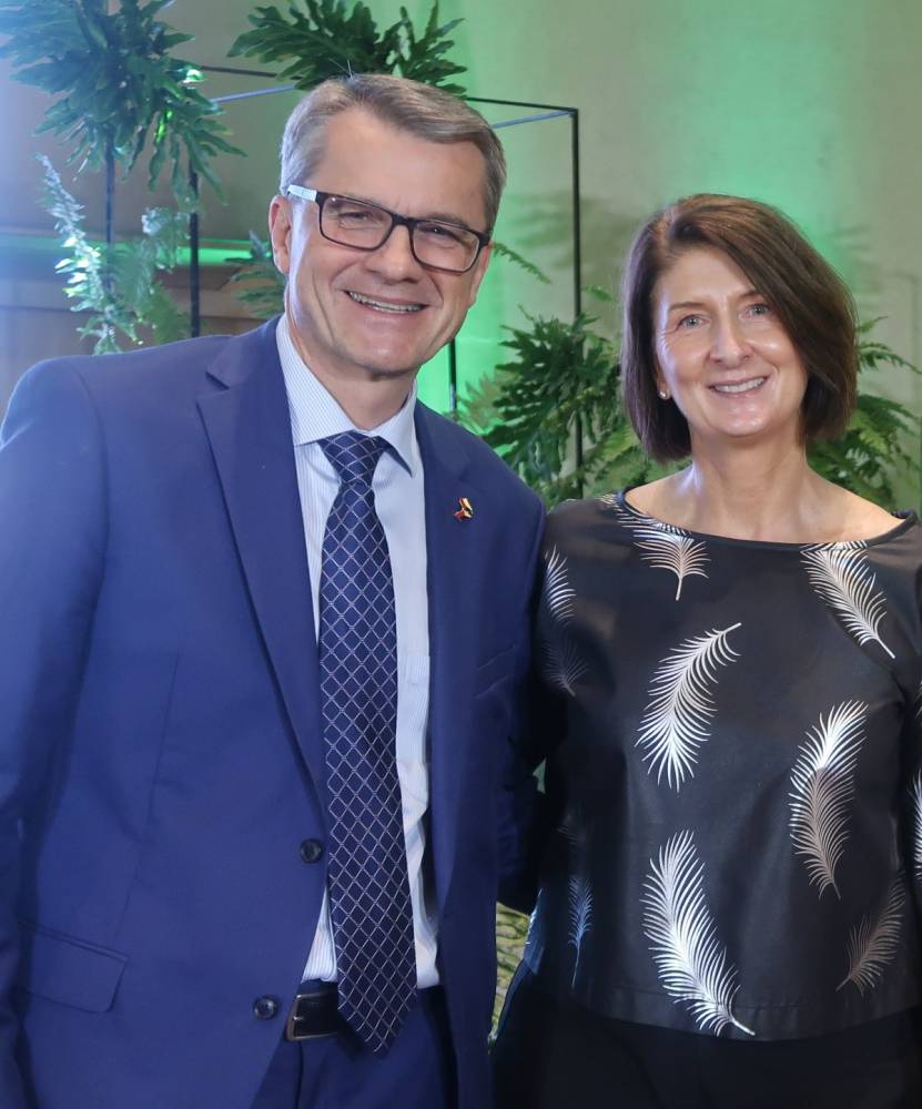 Czech Republic Ambassador Karel Hejč,Michelle Hejčova