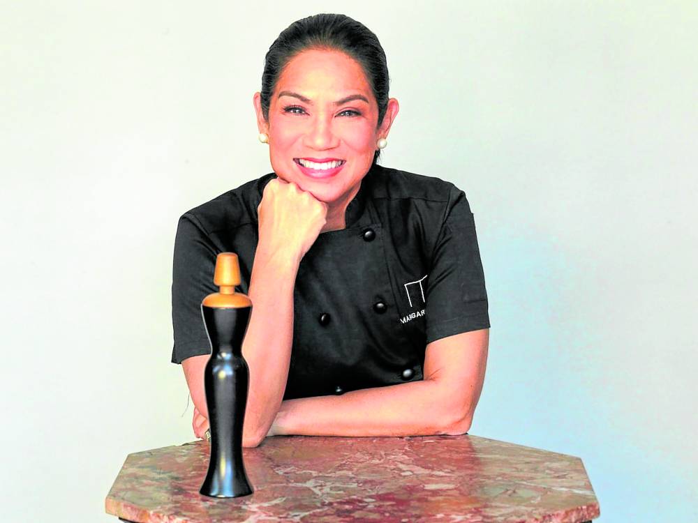 Forés as a young chef-restaurateur at Cibo Glorietta —contributed photo