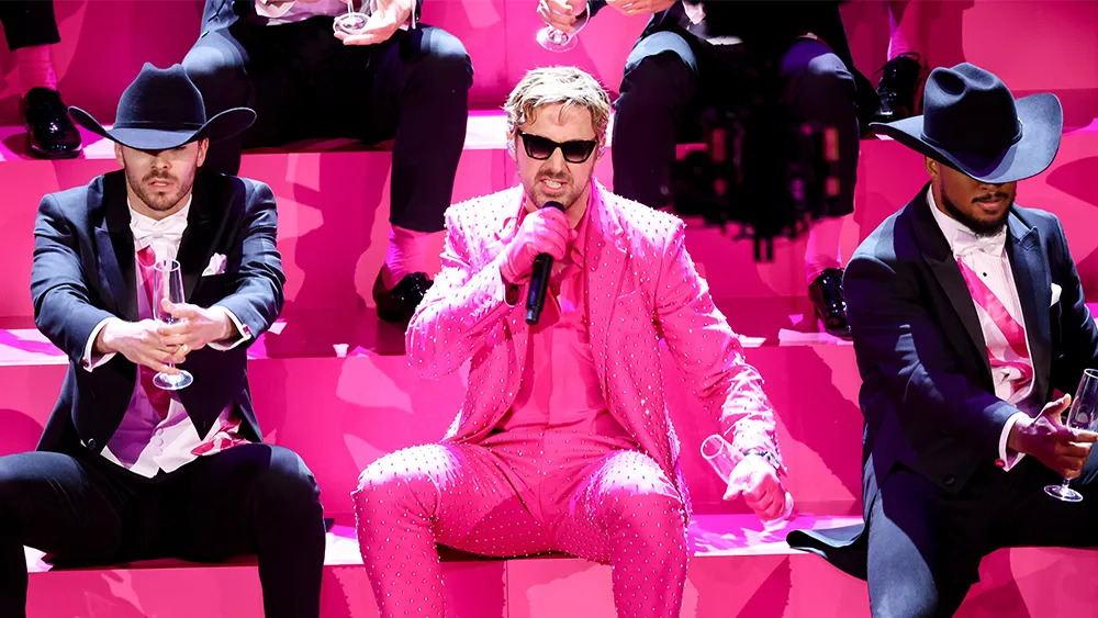 Ryan Gosling as Ken at the Oscars