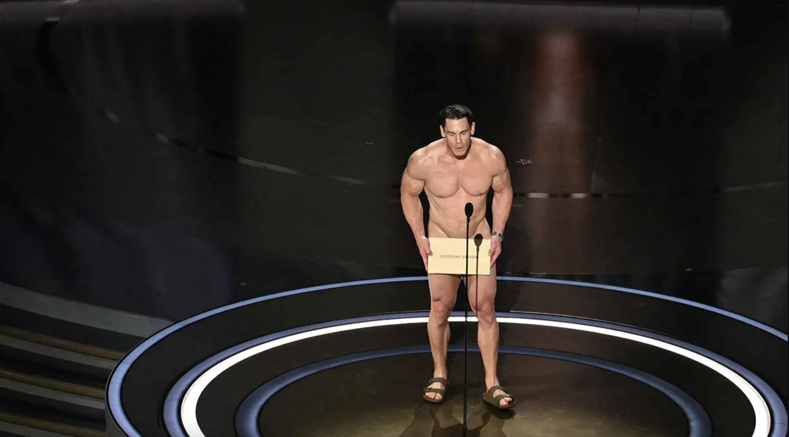 John Cena Naked at the Oscars