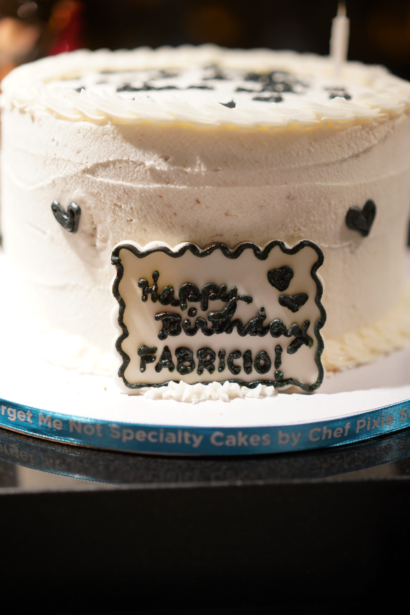 Fabricio Sordoni's birthday cake