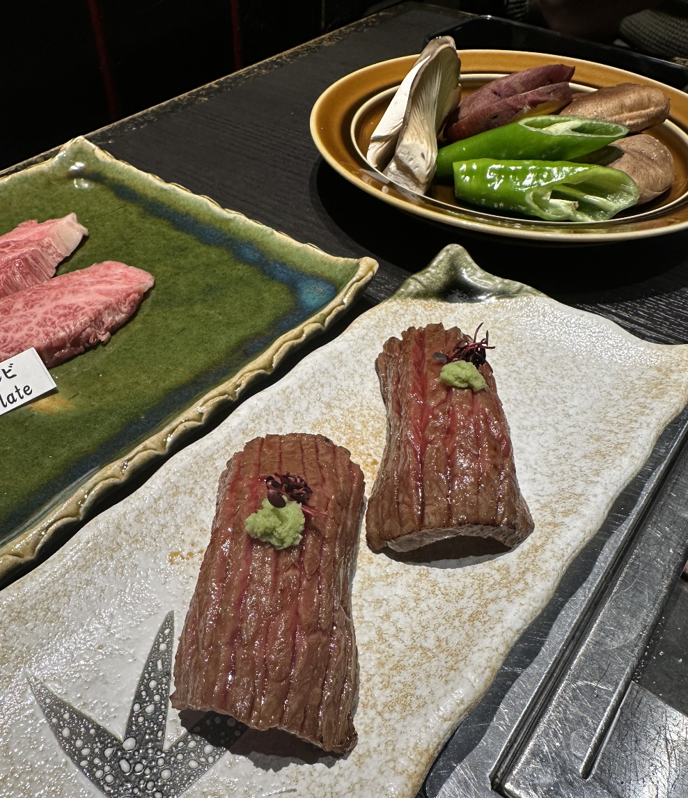 “Aburi” Matsusaka beef marbled cut sushi