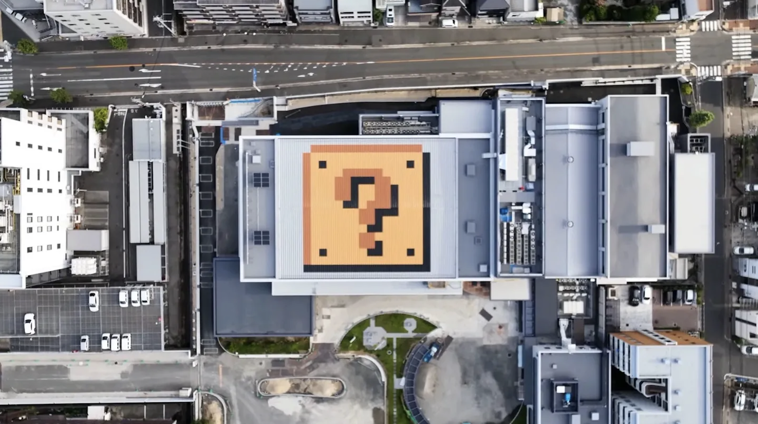 Overhead view of the Nintendo Museum