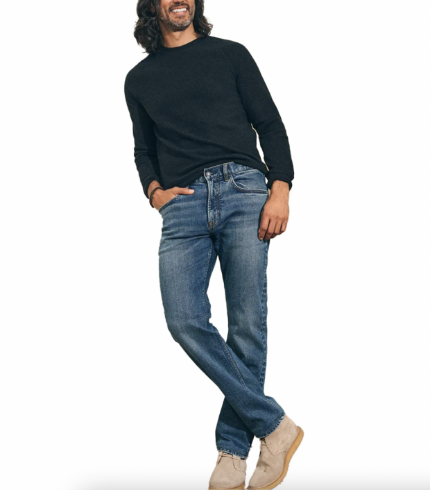 FAHERTY Slim Straight Denim jeans