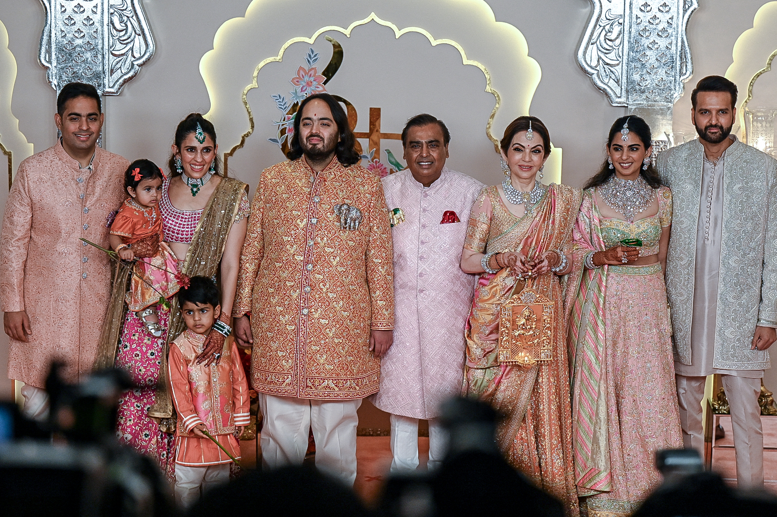 La familia Ambani