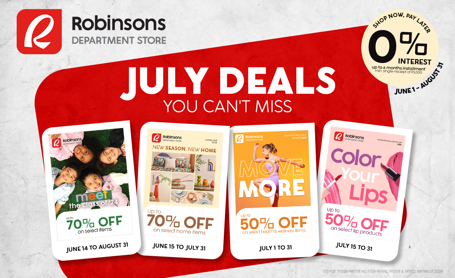 Be cool for school with Robinsons Department Store’s back to school deals