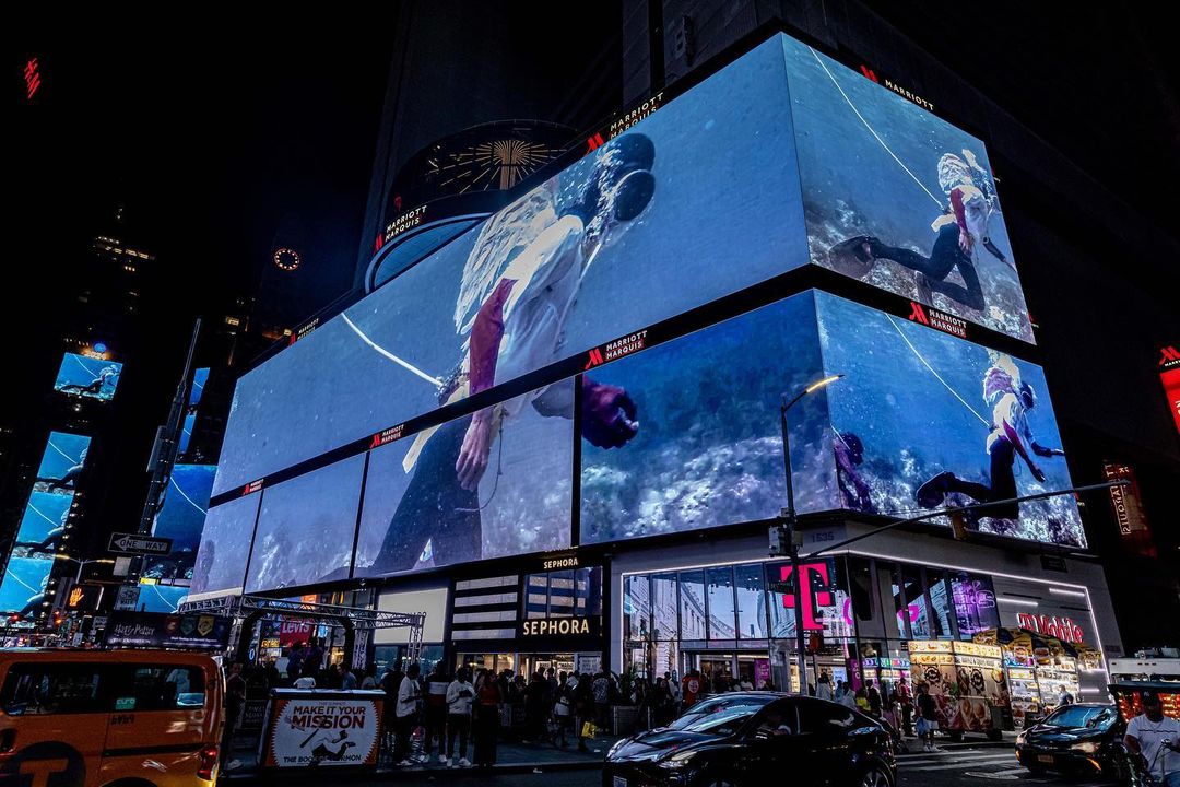 Martha Atienza Times Square