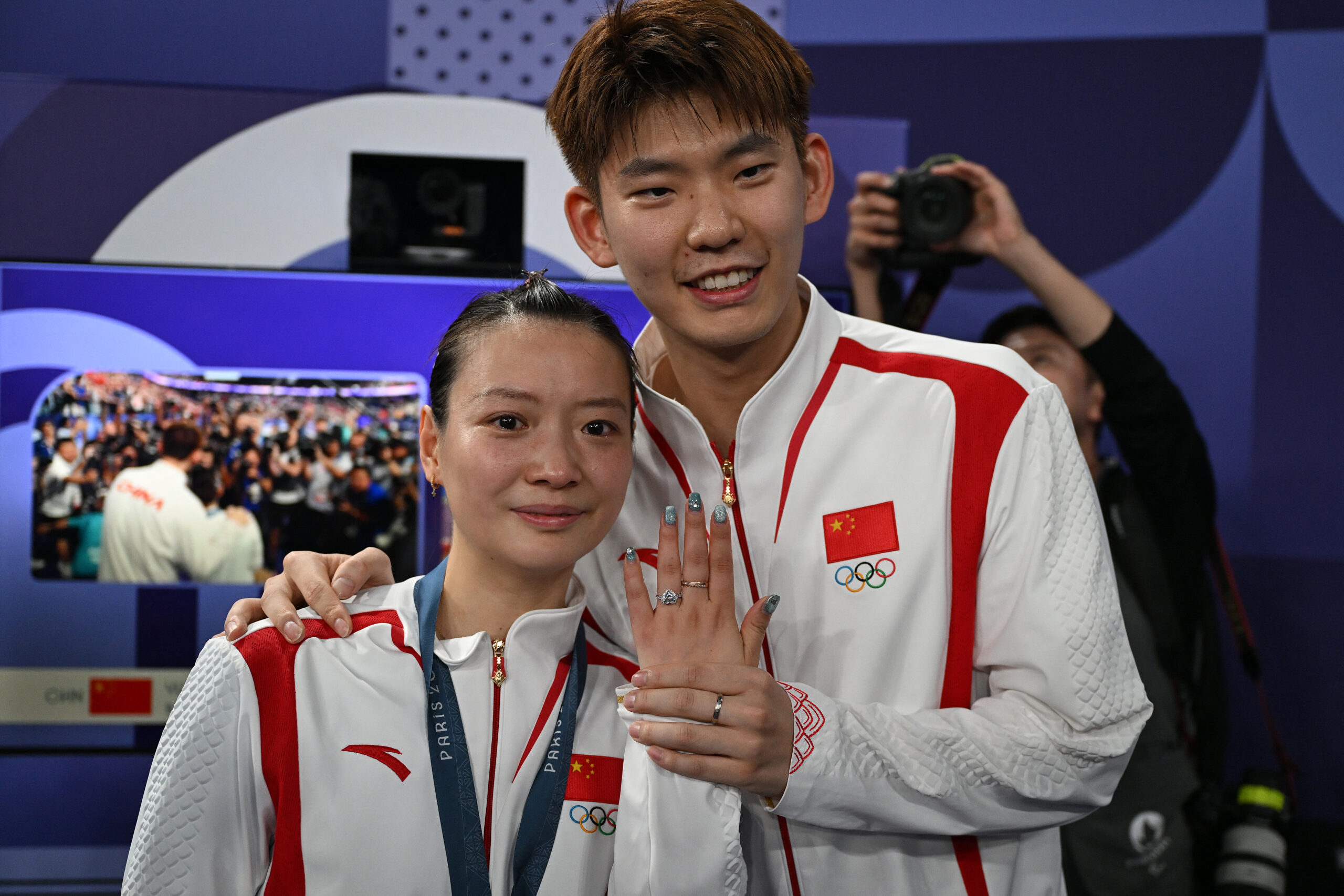 Huang Yaqiong and Liu Yuchen