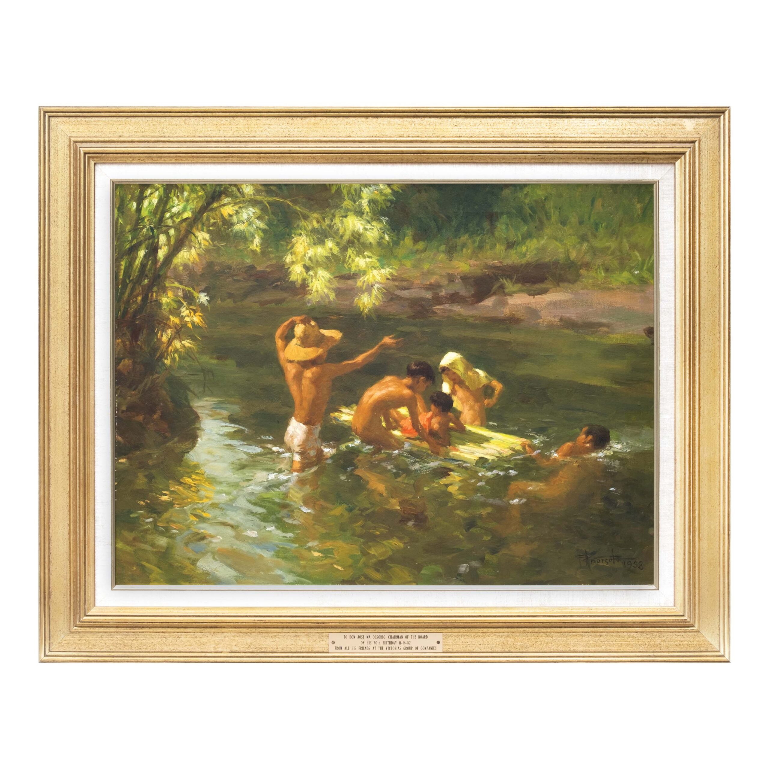 Fernando Amorsolo, "Bathers"