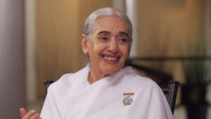 Brahma Kumaris’ Jayanti Kirpalani: “Change consciousness! It means to see all people of the world as my family, see the earth as our home, and realize that only together can we bring about change.”