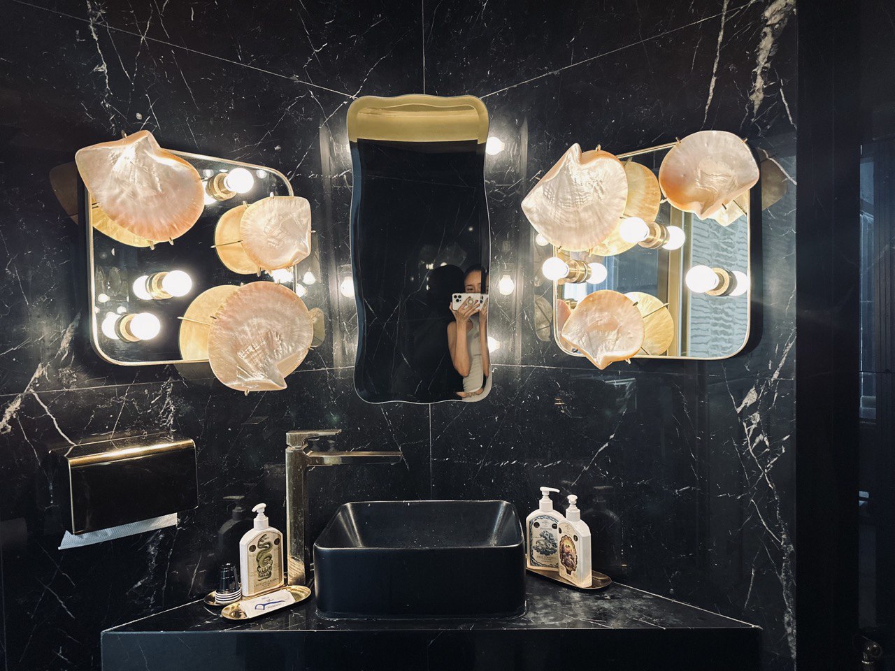 Powder rooms: Luxury in ebony