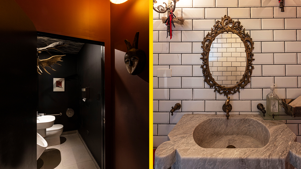 The business of beautiful restaurant powder rooms