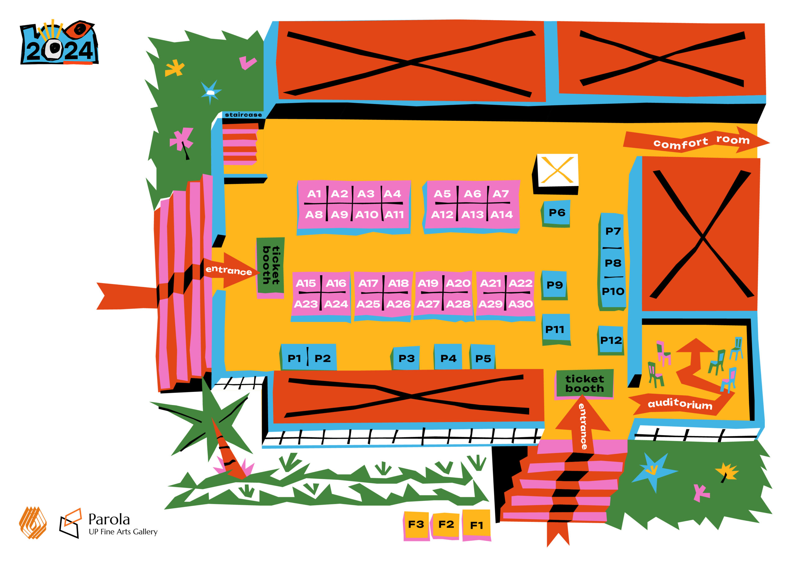 Manila Illustration Fair map 