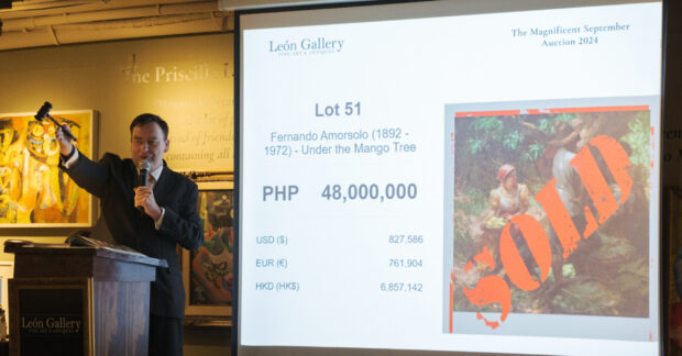 Leon Gallery breaks own world record for Amorsolo painting