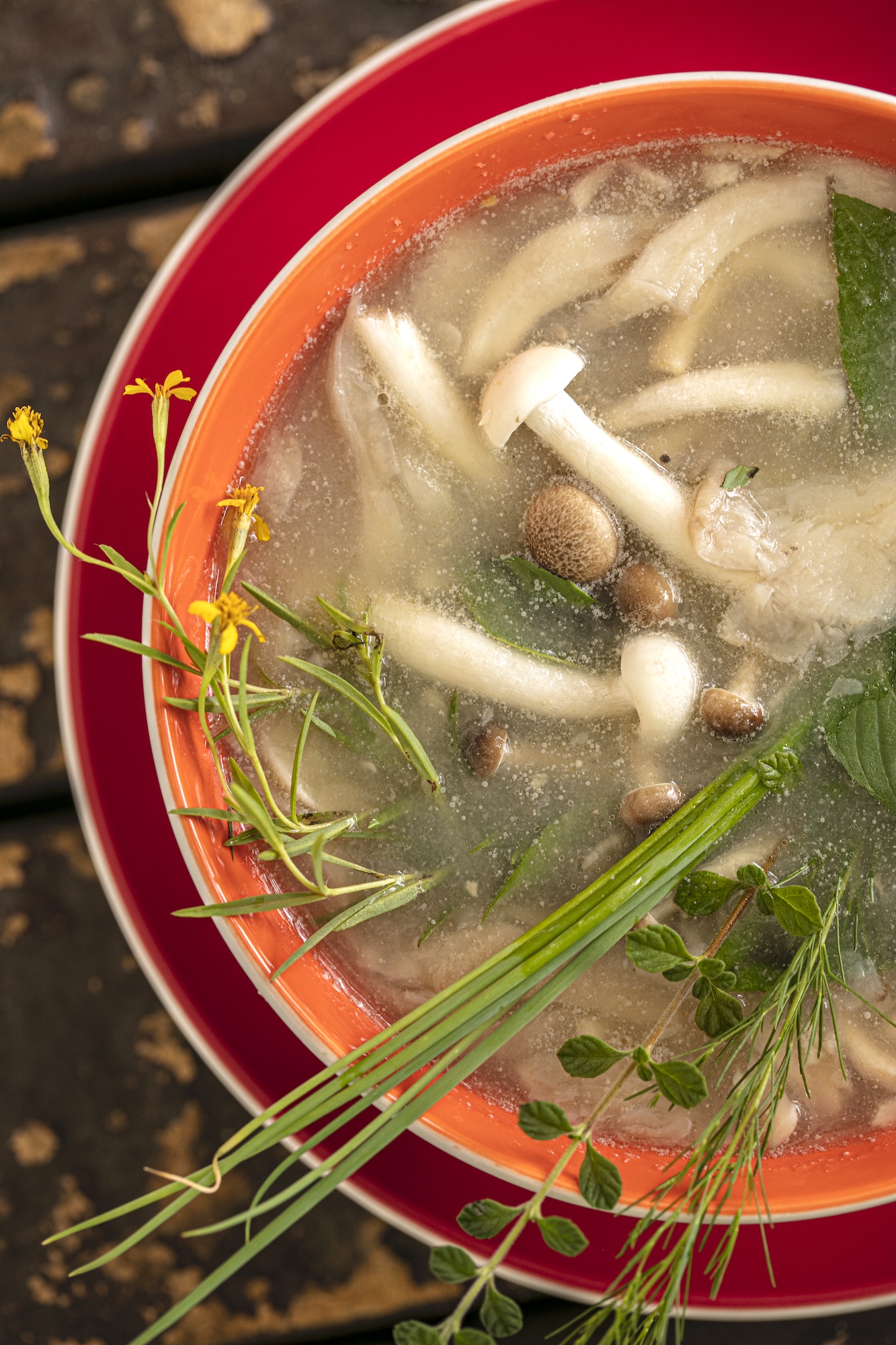 Mushroom soup: Mushrooms are believed to have antioxidants and anti-inflammatory properties 