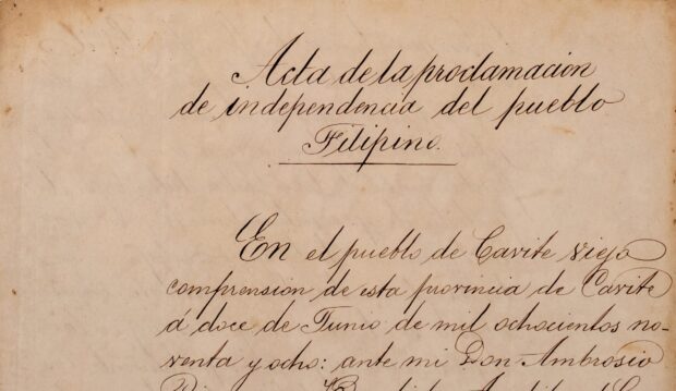 Manuscript copy of the Philippine Declaration of Independence to go on auction