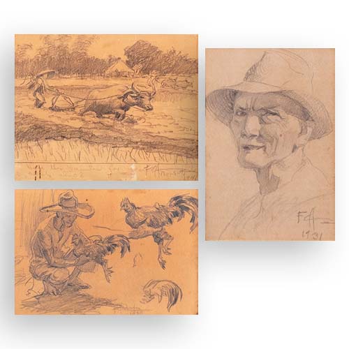 Fernando Amorsolo drawings