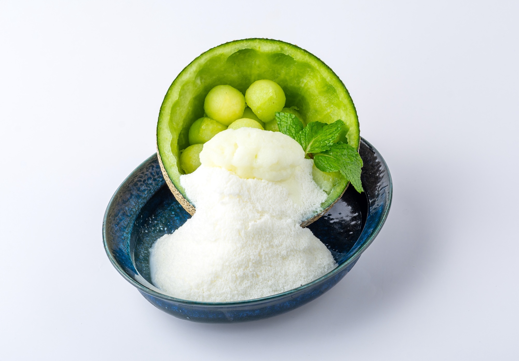 Musk melon kakigori