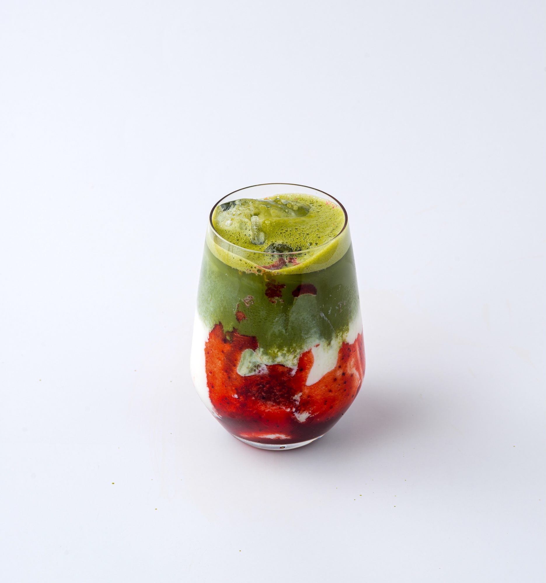 Kazu Cafe: Strawberry matcha latte