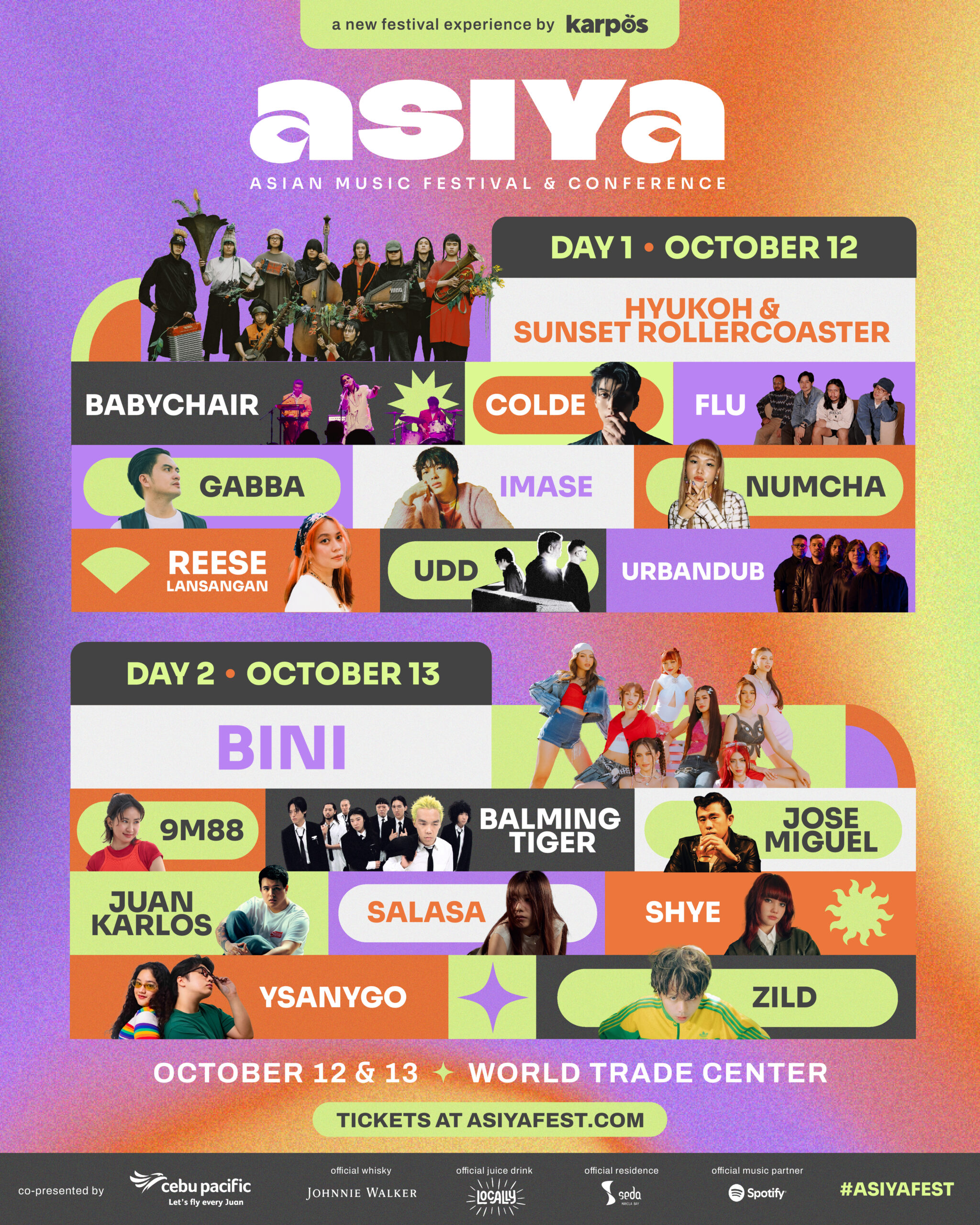 ASIYA: Asian Music Festival & Conference poster