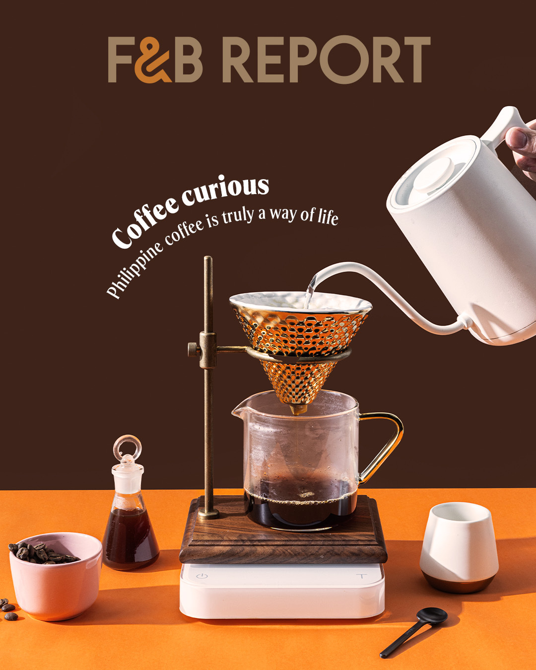 F&B Report October 2024 cover featuring The Good Cup Coffee's Gio Visitacion