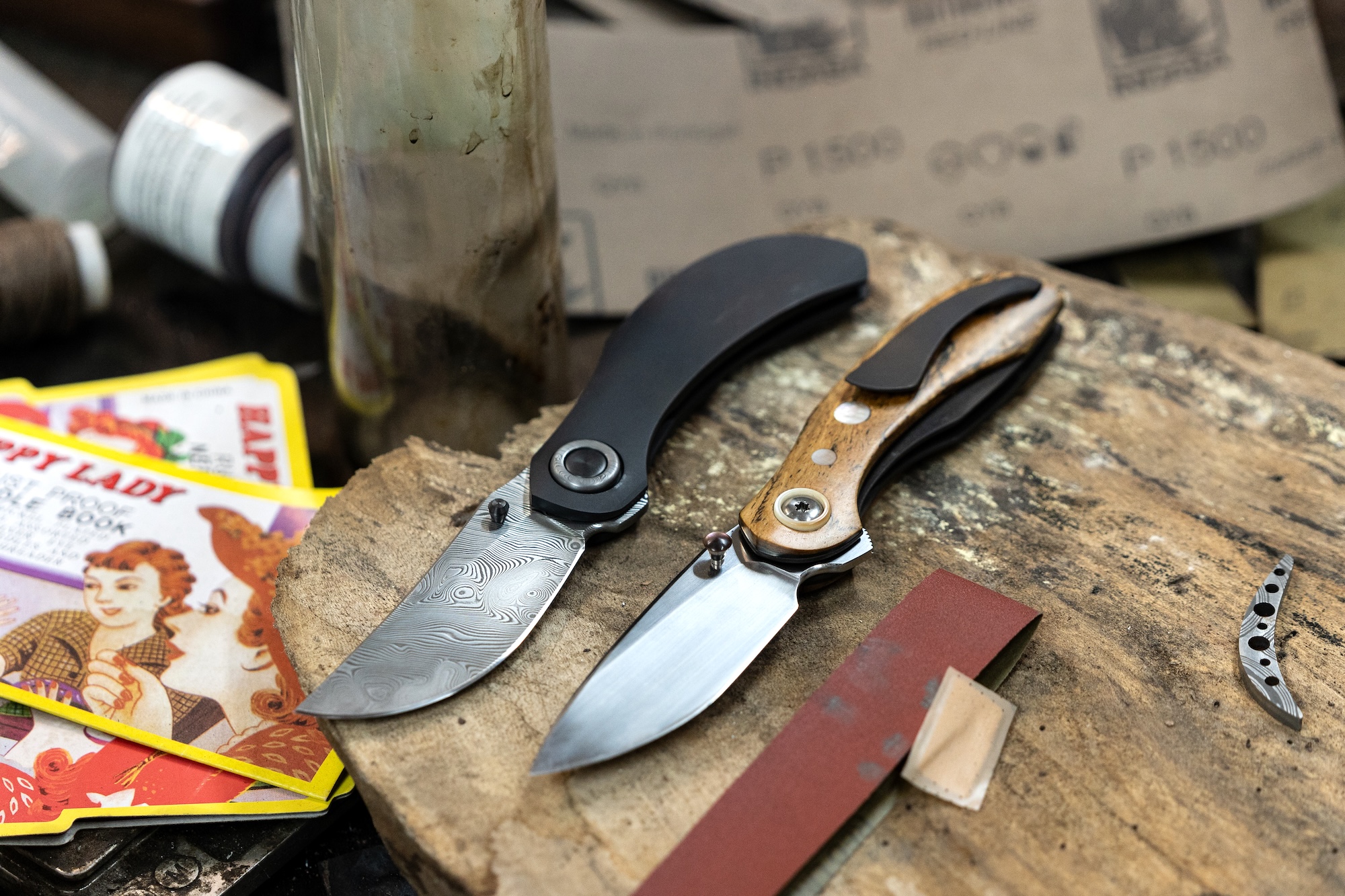 Balete Blades: The Ani and The Curator framelock folding knives