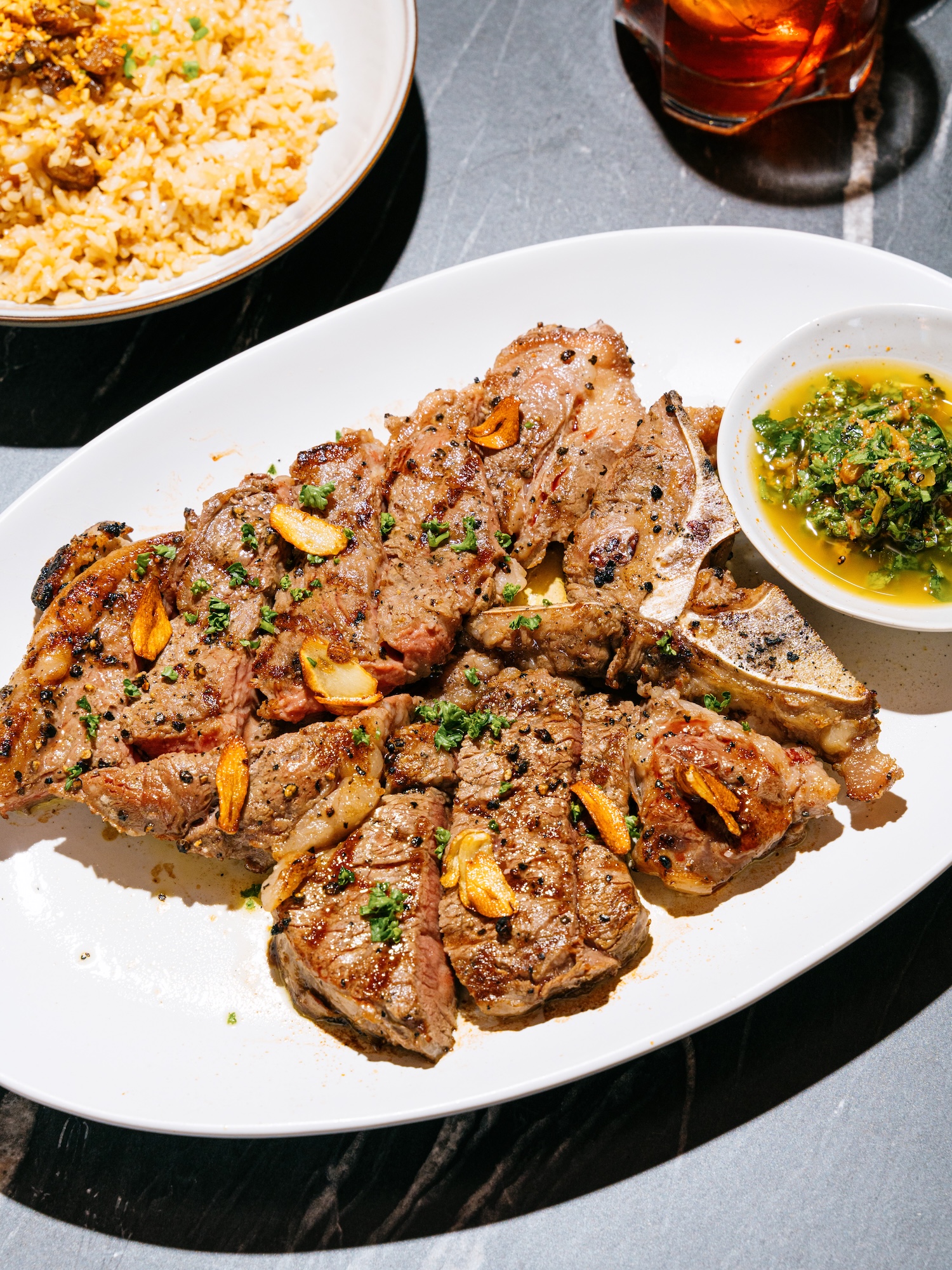 An 800-gram Australian porterhouse called The Boss