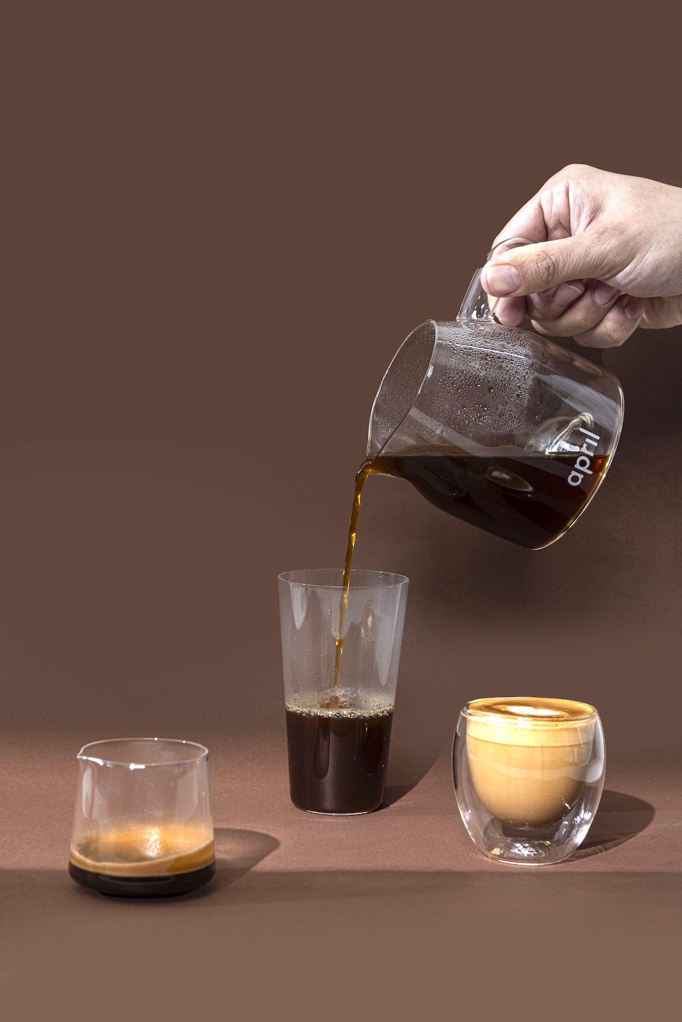 A trio of coffee concoctions by Gio Visitacion