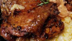 Trending Lebanese Chicken with Potato Mash