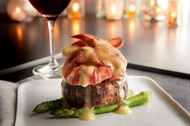 8oz Fillet Topped with Maine Lobster